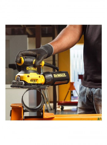 1/4 Sheet Palm Grip Sander Yellow