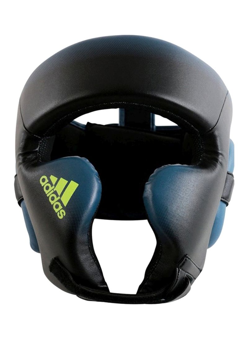 Speed Boxing Helmet Black/Blue/Green S