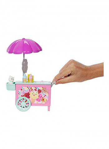 Club Chelsea Ice Cream Cart Doll & Playset 2 x 9inch