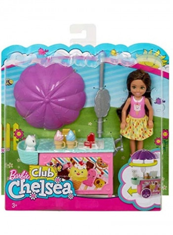 Club Chelsea Ice Cream Cart Doll & Playset 2 x 9inch