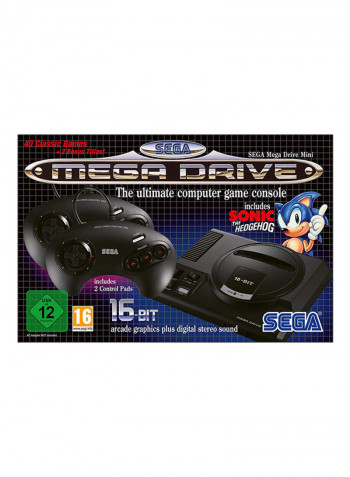 Mega Drive Gaming Console With 2 Controllers
