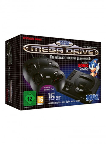 Mega Drive Gaming Console With 2 Controllers
