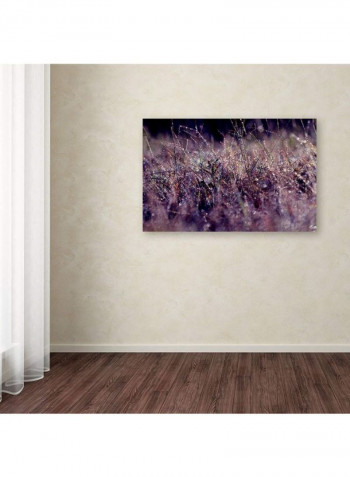 Purple Paris I Framed Wall Art Multicolour 11 x 11inch