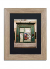 Les Caves De Simon Framed Wall Art Multicolour 11 x 14inch