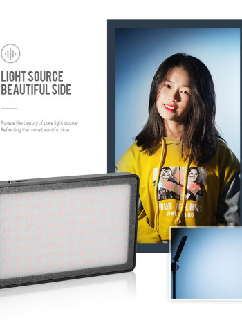 MFL-05 Mini 96 LED Video Light Lamp 3500K-5700K Dimmable Black