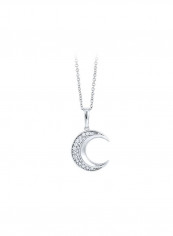925 Sterling Silver With Cubic Zirconia Pendant Necklace