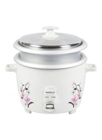 Electric Rice Cooker 1.8 l 180 W GHCRCCCW070 White/Silver