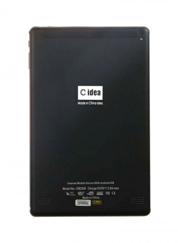 CM2000 10-Inch Tablet Dual SIM, 4GB RAM, 64GB, 4G LTE, Wi-Fi, Black