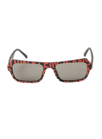 Full Rim Injected Modified Rectangle Sunglasses - Lens Size: 54 mm