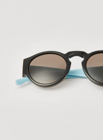 Full Rim Injected Round Sunglasses