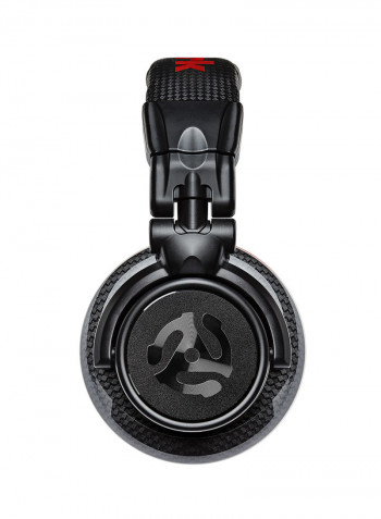 Wave Carbon High Quality Headphones Black/Red