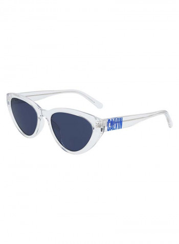 Women's Full Rim Injected Cat Eye Sunglasses - Lens Size: 54 mm
