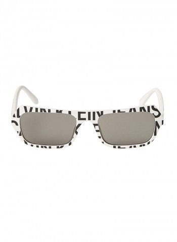 Full Rim Injected Modified Rectangle Sunglasses - Lens Size: 54 mm
