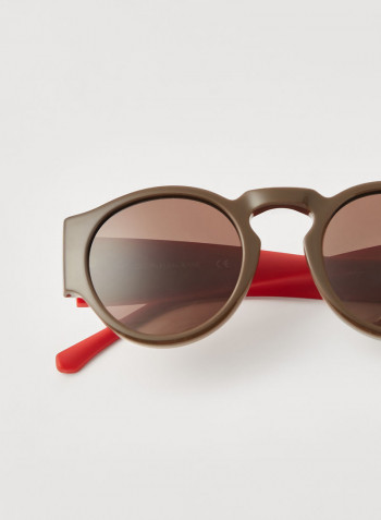 Full Rim Injected Round Sunglasses