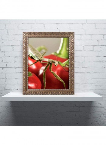 Poulets Ii Framed Wall Art multicolour 11 x 11inch
