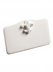 Ceramic Place Card White 2.25x3.25inch
