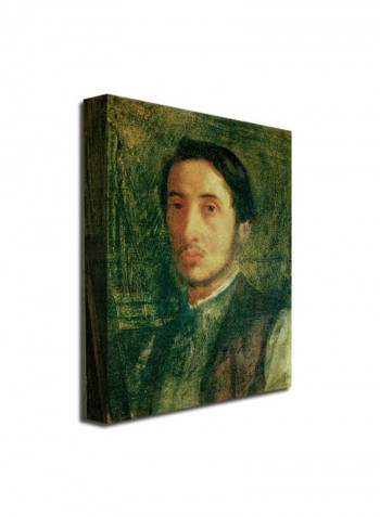 Self Portrait As A Young Man Canvas Wall Art Multicolour 11 x 14inch
