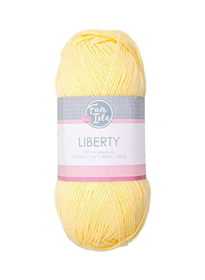 Liberty Acrylic Yarn Butter 353yard