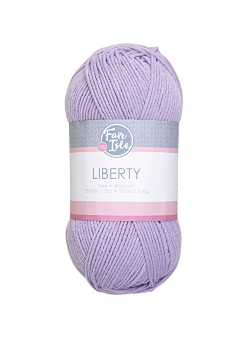 Liberty Acrylic Yarn Lilac 353yard