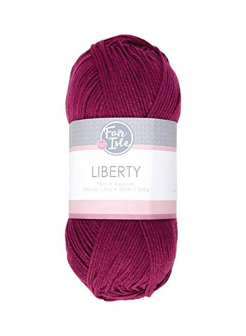 Liberty Yarn Burgundy M