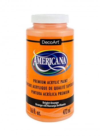 Americana Acrylic Paint Bright Orange