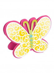 Butterfly Die Fold Yellow/White/Pink
