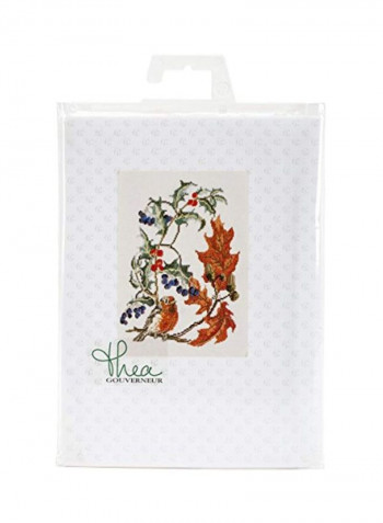 Counted Cross Stitch Kit Brown/Green/Blue