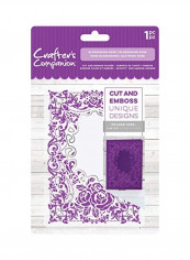 Blossoming Rose Embossing Folder Purple