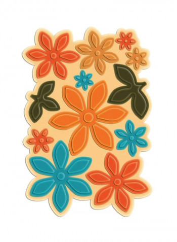 Cut And Emboss Dies Beige/Orange/Green