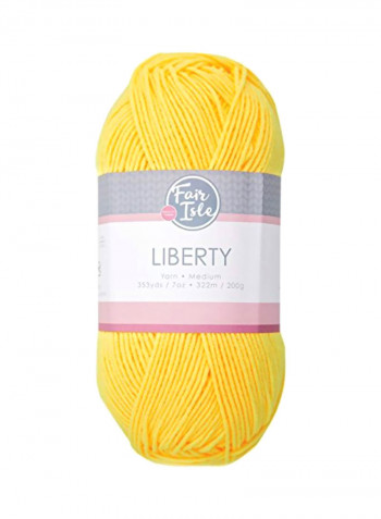 Liberty Acrylic Yarn Lemon Pucker 353yard