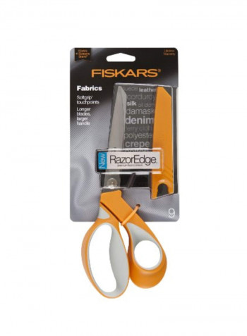 Softgrip Fabric Shears Orange/Silver