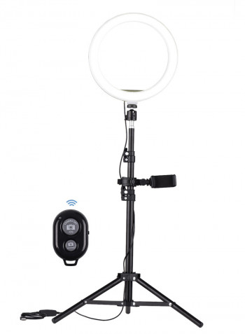 10 Inch LED Video Ring Light Photography Lamp Black/White