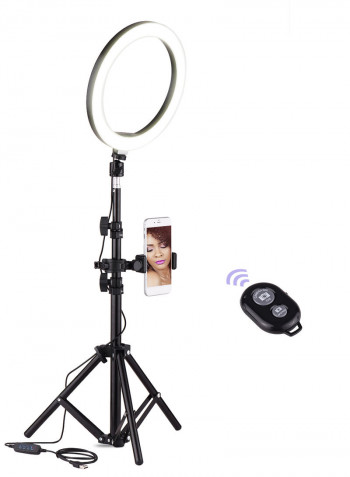 10 Inch LED Video Ring Light Photography Lamp Black/White