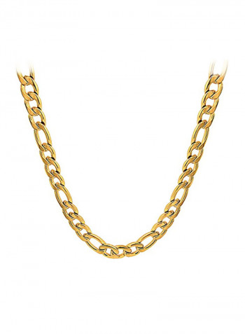Stainless Steel Figaro Chain Necklace