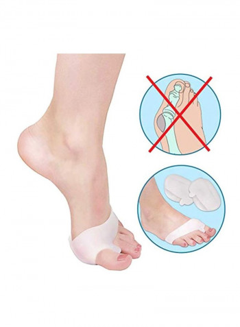 2-In-1 Bunion Corrector And Metatarsal Pads