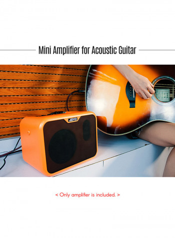 Acoustic Guitar Amplifier Speaker With Power Adapter
