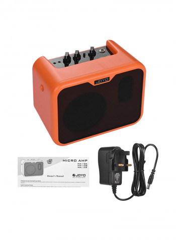 Acoustic Guitar Amplifier With Power Adapter