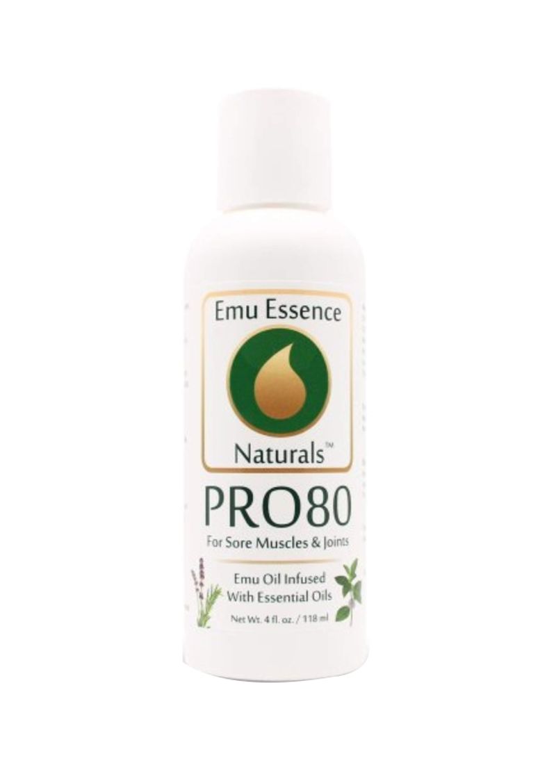PRO80 Emu Oil Infused With Essential Oils 4ounce