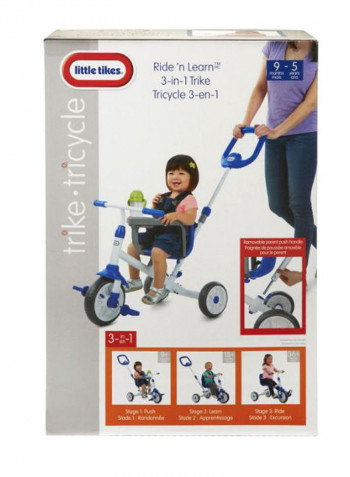3-In-1 Trike Ride N Learn Tricycles