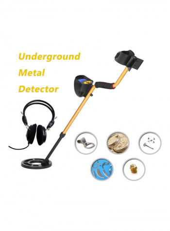 High Sensitivity High Performance Metal Detector MD3010II+ Earphone Gold Gold 56.00X16.00X19.00cm