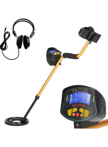 High Sensitivity High Performance Metal Detector MD3010II+ Earphone Gold Gold 56.00X16.00X19.00cm