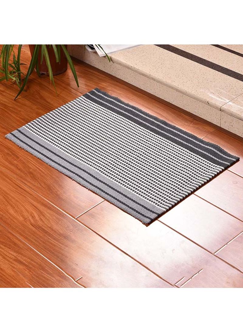 Simple European Style Non-Slip Doormat Grey/Black/White 90 x 180centimeter