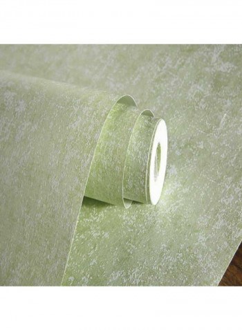 Waterproof Self-Adhesive Wallpaper Green 0.53x10meter