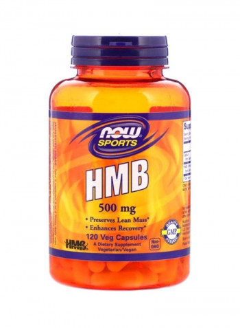HMB Dietary Supplement 500 Mg - 120 Capsules