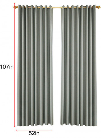 Blackout Patio Curtains Grey