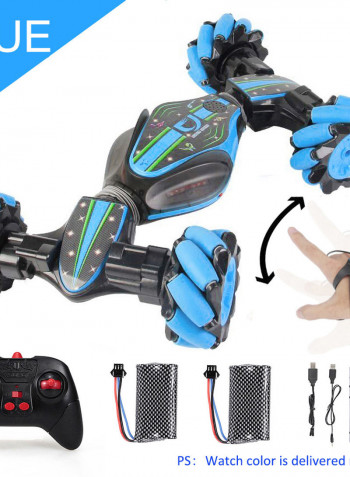 2.4GHz 4WD Off Road Double-Sided Car With Gesture Sensor Watch Lights 38.5cm