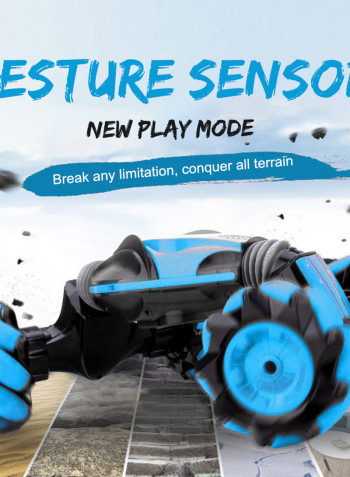 2.4GHz 4WD Off Road Double-Sided Car With Gesture Sensor Watch Lights 38.5cm
