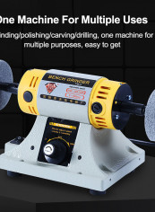 Multifunctional Mini Desktop Polisher Machine Tool Multicolour 27 x 14.50 x 15.80cm