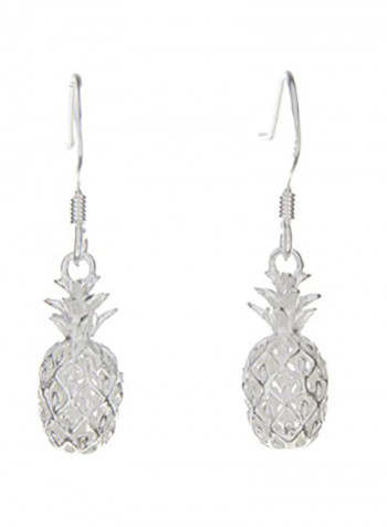 925 Sterling Silver Pineapple Dangle Earrings