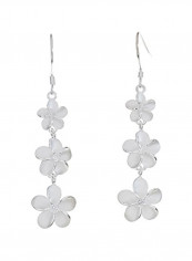 925 Sterling Silver Plumeria Design Earrings reviews 925 Sterling Silver Plumeria Design Earrings